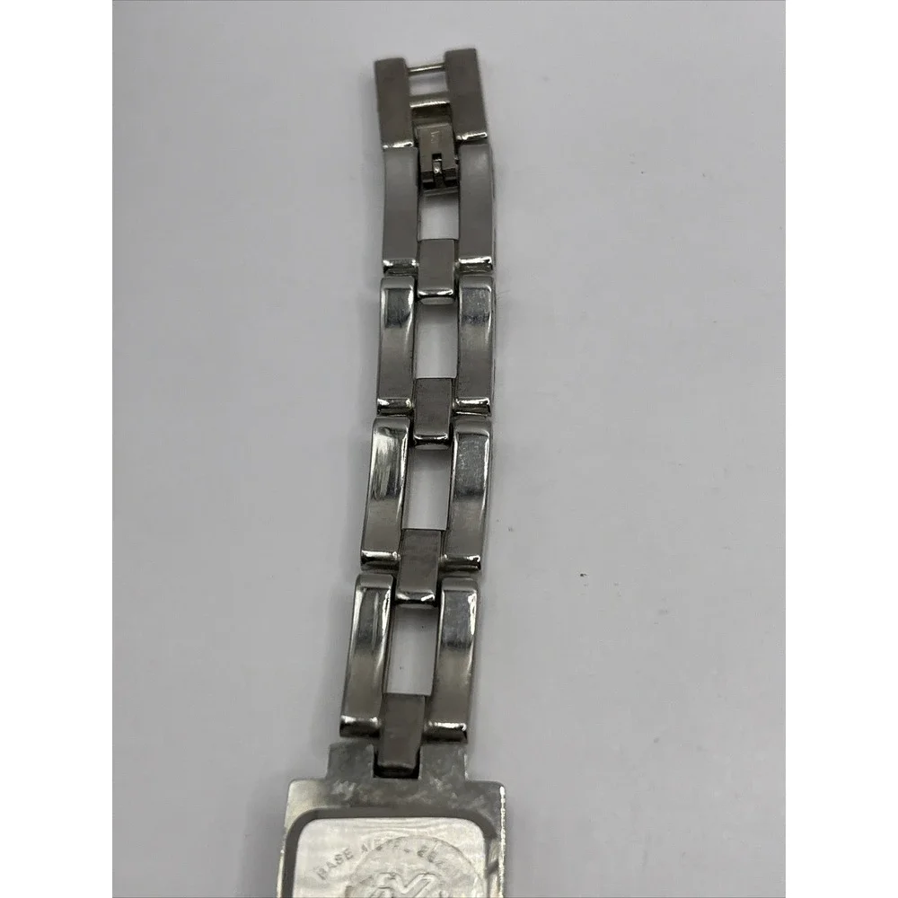 LAX Women's Silver Tone Quartz Watch Pink Dial- New Battery‎